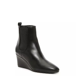 Anne Klein Womens Vinn Chelsea Booties, Black, 8.5